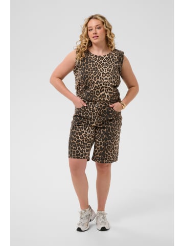 Jeansshorts KCjessa Regular fit in Black/Brown Leopard