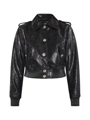 Damen Jacke in Schlange Schwarz