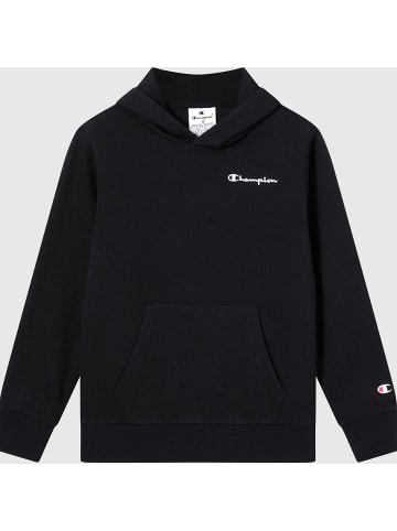 Pullover Hooded Sweatshirt in Schwarz