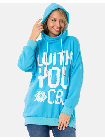 Sweatshirt in TURQUOISE