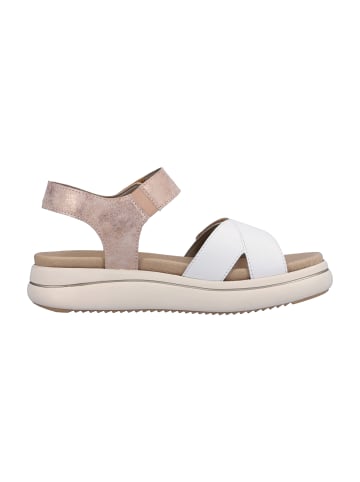 Plateau Sandaletten in Rosa