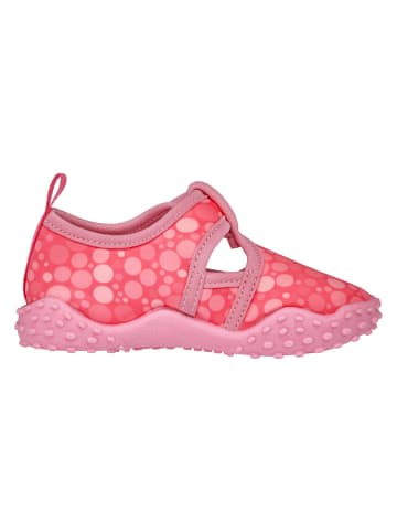 Aqua-Schuh Tupfen in koralle