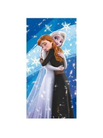 Frozen Badehandtuch – Farbenfrohes & saugfähiges Strandtuch 70x140 cm in Blau