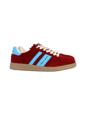 Leder-Sneaker Rot