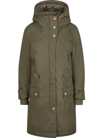 Coat in olive