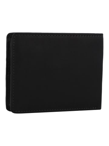 Ocean Geldbörse Leder 11 cm black