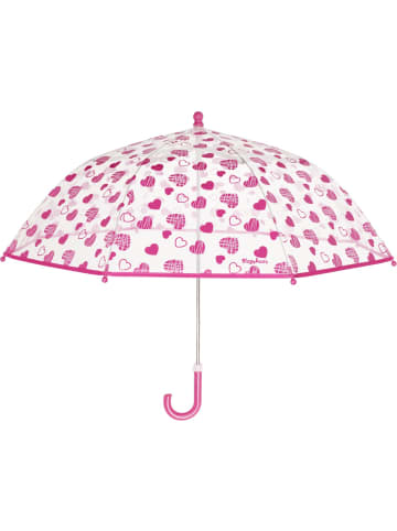 Regenschirm Herzchen in Transparent