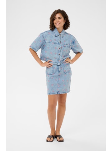 Denimrock KAbabena Regular fit in Blue Denim/Pink Flower Emb.