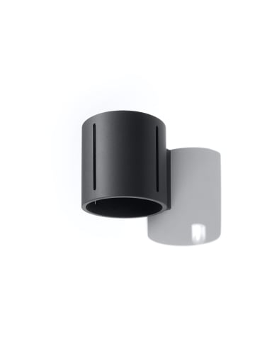Wandleuchte VULCO 1 in Schwarz aluminium tube moderne lampe G9 LED NICE LAMPS