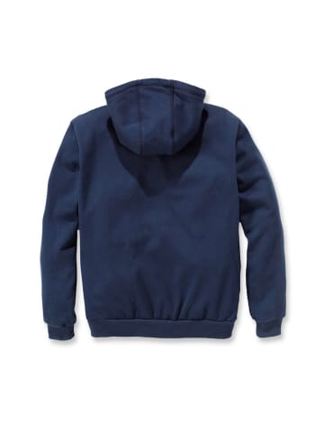Sweatjacke in Marineblau