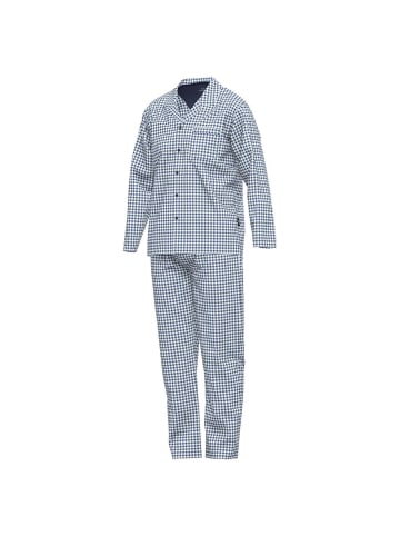 Pyjama in Blau/Weiß