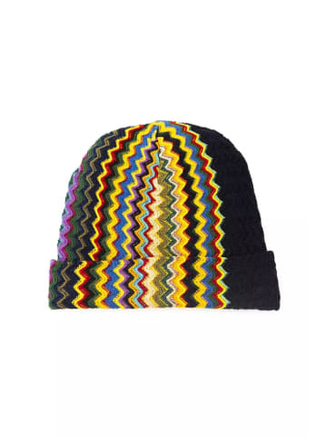 Mehrfarbig Wolle Herren Hut