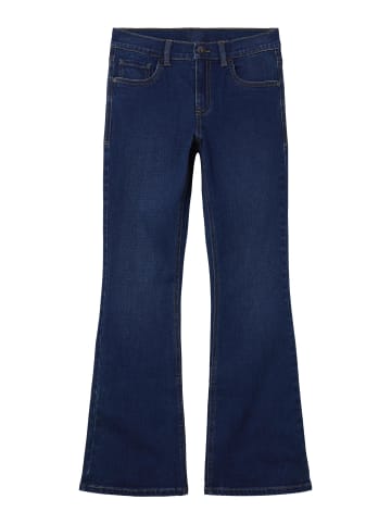 Bootcut-Jeans in Dark Blue Denim