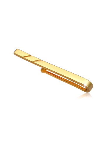 Krawattennadel 925 Sterling Silber Geo in Gold