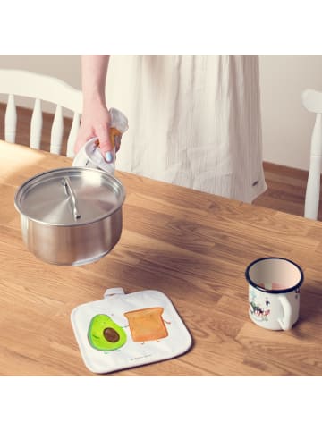 Topflappen Avocado Toast ohne Spruch in Weiß