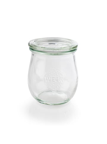 12er Set Weck-Glas mit Deckel Set in Transparent Ø 7 cm, H: 8 cm 