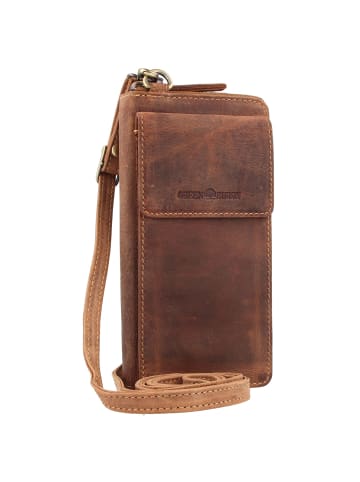 Vintage Handytasche RFID Leder 8 cm braun