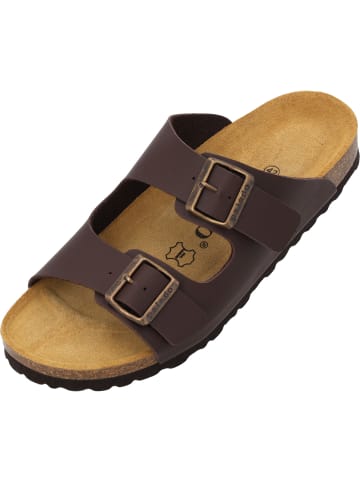 Pantoletten Korfu Herren in Braun Basic