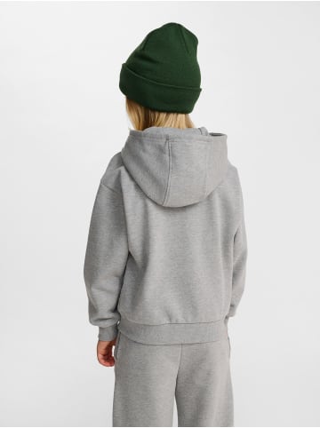 Reißverschluss Kapuzenpullover Hmljr Loose Kinder in GREY MELANGE