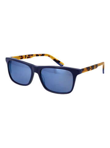 Herren Sonnenbrillen Rechteck Blau