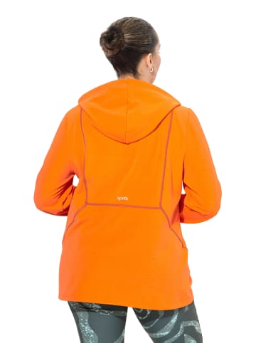 Sweatjacke in hellorange