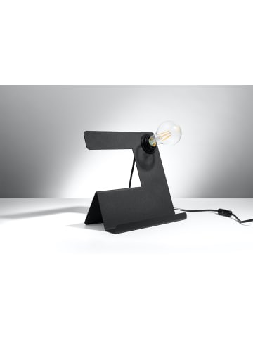 Tischlampe GABRIEL in Schwarz Stahl dekorative Minimalistisch E27 LED NICE LAMPS