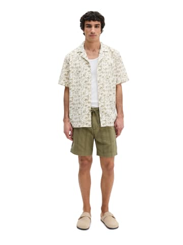 Kurzarm-Hemd regular in Medium Beige
