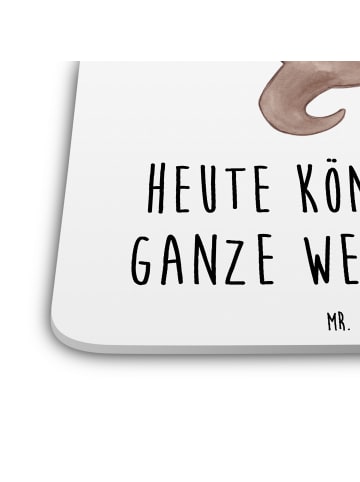 Gläseruntersetzer Otter Umarmen mit Spruch in Weiß