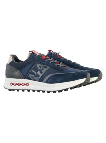 Slate-Sneaker aus Leder Blau