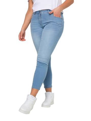 Jeans in bleached denim