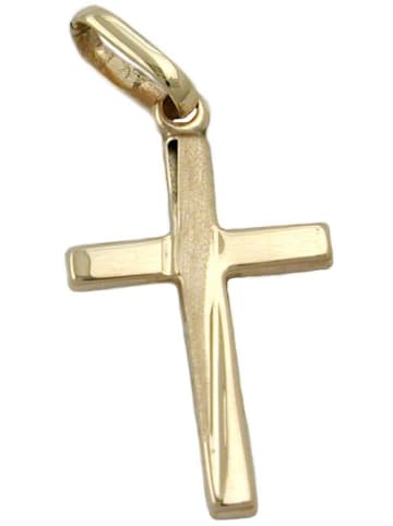 Anhänger 22x13mm 9Kt GOLD in gold