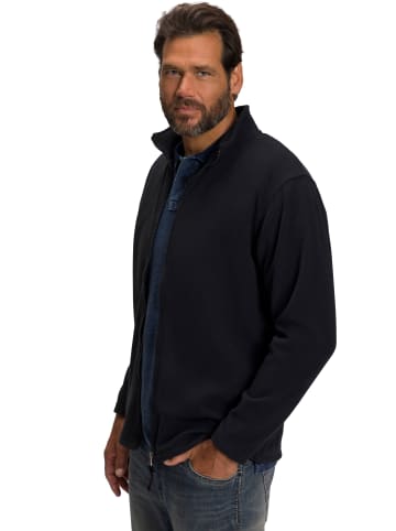 Fleecejacke in schwarz