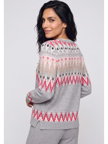 Strickpullover in Pearl Grey Melange