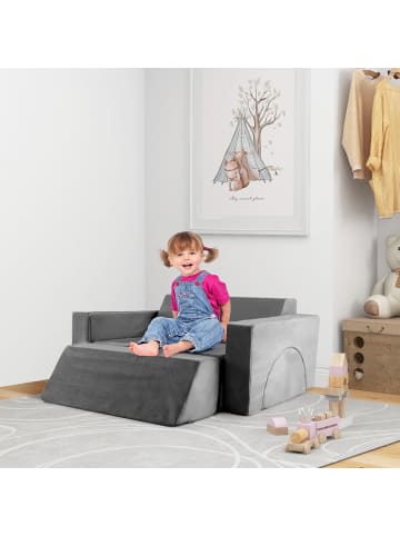 Kindersessel in Grau