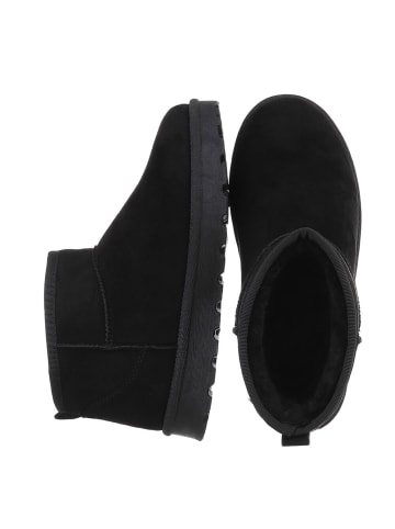 Stiefelette in Schwarz