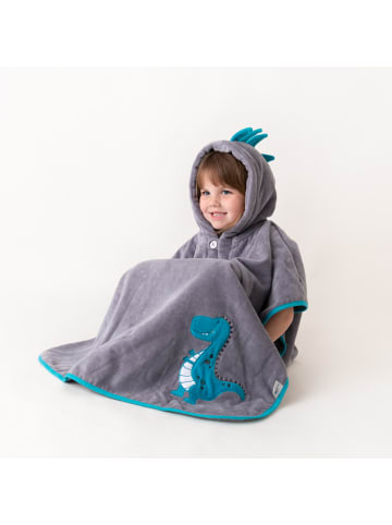 Frottee Badeponcho in Türkis