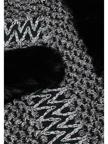 Damen Poncho in Schwarz