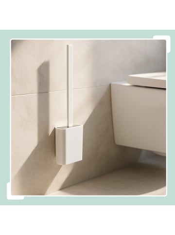 Toilettenbürste in Weiß