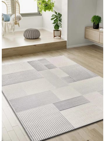 Kurzflor-Teppich BARESA in grau