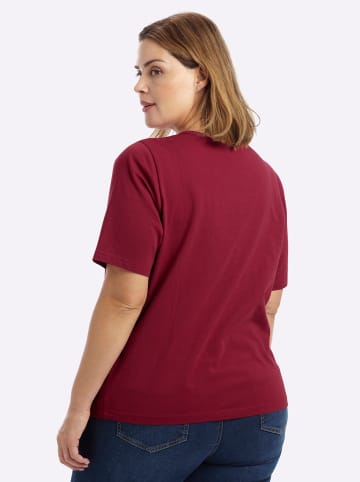 Halbarmshirt in kirsche