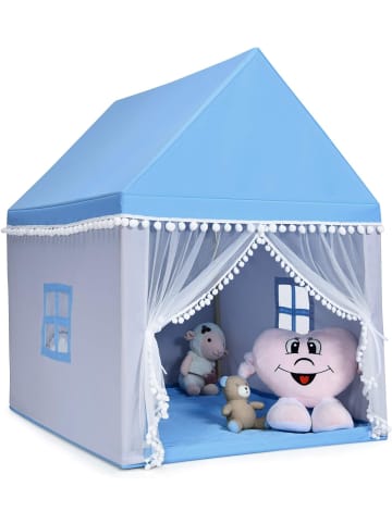 Kinderzelt mit Matte für 3-4 Personen in Blau