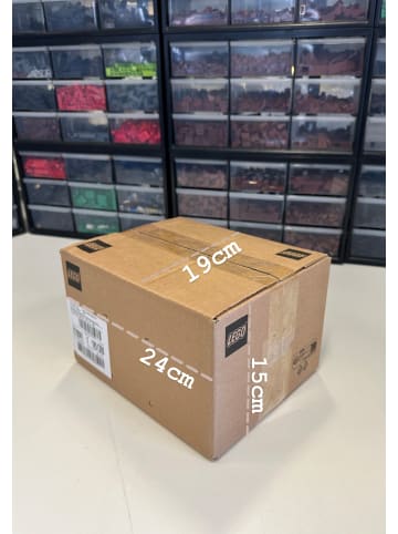 2x4 Bausteine Pick a Brick Box PAB Blau 3001 650 Teile - ab 3 Jahren in blue