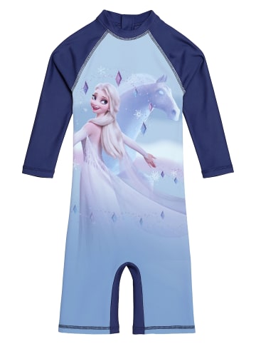 Die Eiskönigin Schwimmanzug UV-Schutz 50 Overall Badeanzug Einteiler in blau