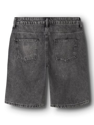Jeansshorts in Dark Grey Denim