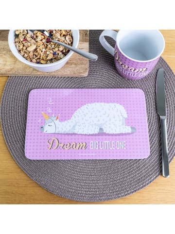 Frühstücksbrettchen Lama Dream in Rosa - 23,5x14,5x0,3cm