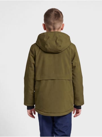 Reißverschluss Jacke Daumenlöcher Hmlurban Jungen in DARK OLIVE