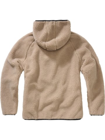 Fleecejacke/Fleecepullover "Women Teddyfleece Jacket Hooded" in Braun