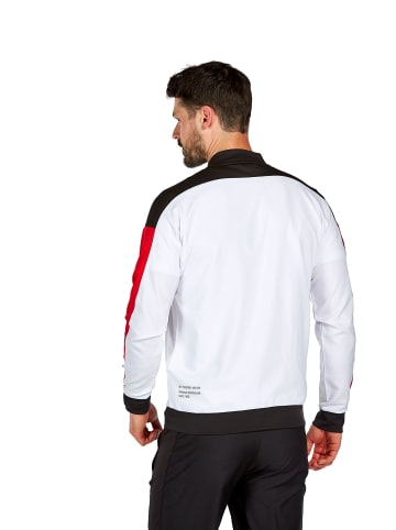 Herren Change By Erima Präsentationsjacke in weiß/schwarz/rot