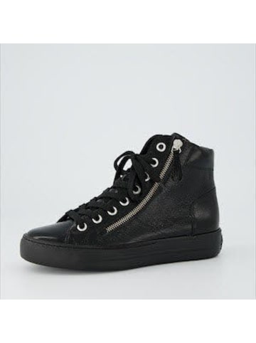 Sneaker High in schwarz