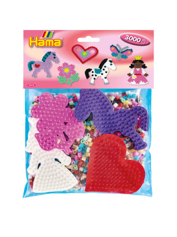 Packung für Spielgruppen rosa Midi-Bügelperlen - ab 5 Jahren